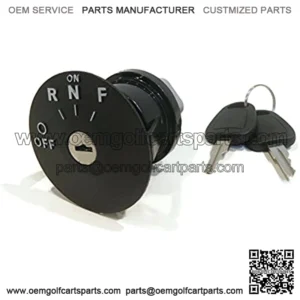 Ignition Switch with 2 Keys for 2008-2019 E-Z-GO RXV Utility Golf Carts