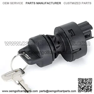 Golf Cart Ignition Key Switch for Yamaha G29, 2 Position On/Off Replacement Ignition Switch with 2 Standard Keys for Gas 2007 G29 OEM# JW1-H2510-00