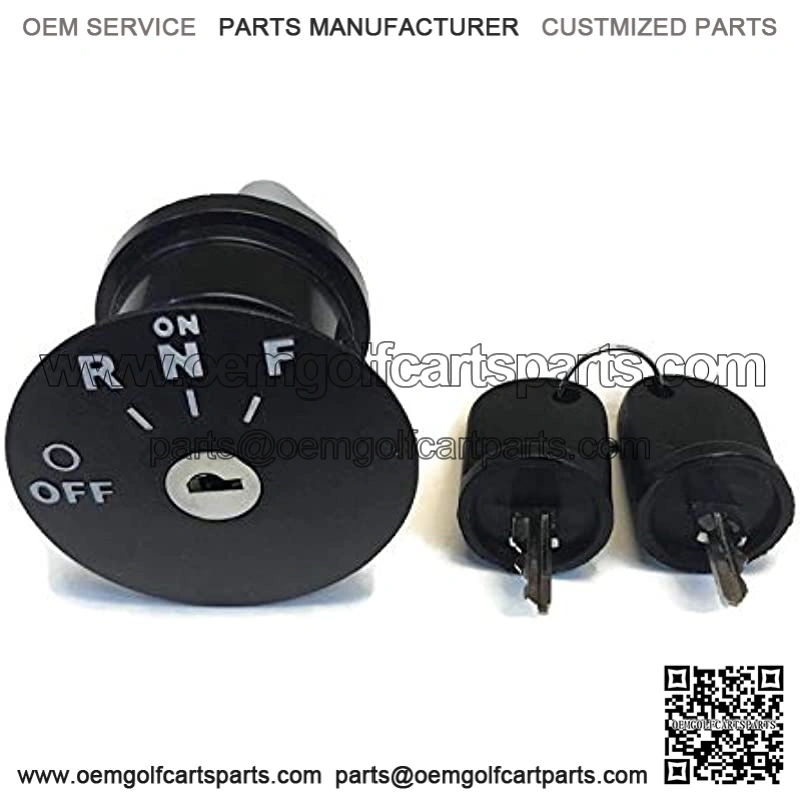 Vital All-Terrain Ignition Key Switch & Keys for 48V RXV EZGO Electric Golf Cart Years 2008 & Up