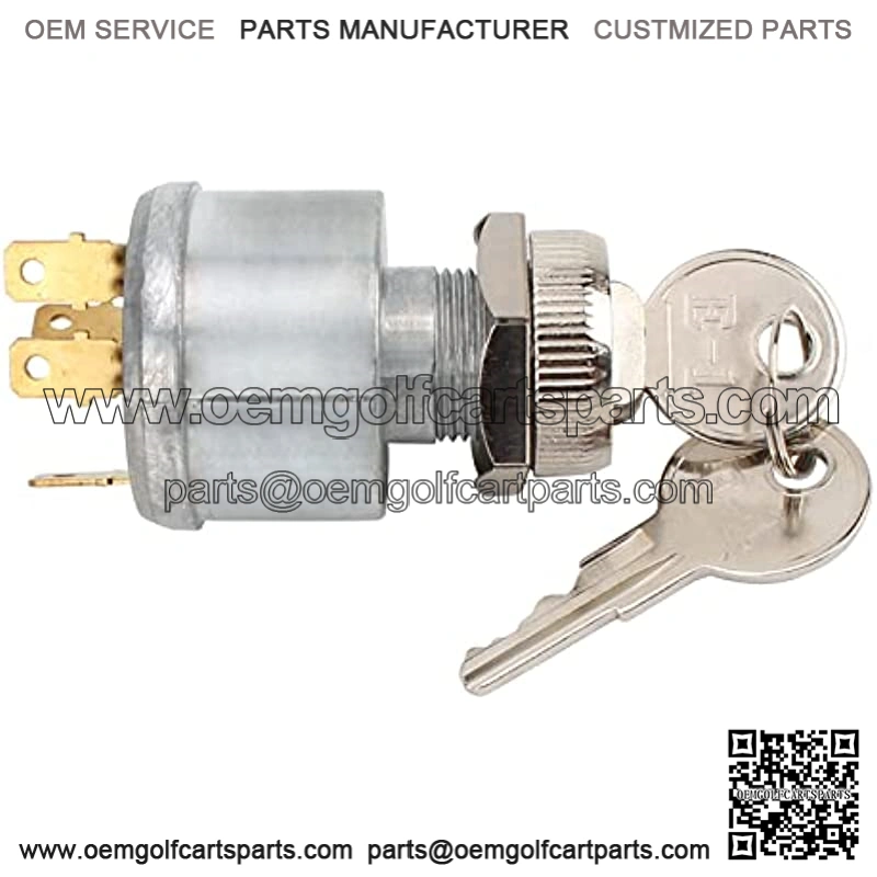 33639G01 Golf Cart Ignition Starter Switch Fits for Ezgo TXT Golf Cart with 2Pcs Key