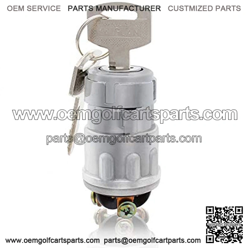 SK3-K01 Universal 3 Wire Ignition Key Switch 3 Position for Motorcycle Go Kart Dune Buggy Golf Cart UTV ATV Mower Tractor Forklift Truck Scooter Trailer Agricultural Modified Car