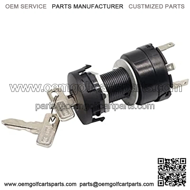 Golf Cart Ignition Key Switch for 2004-up Club Car Gas Precedent OEM# 1025151 4-pin