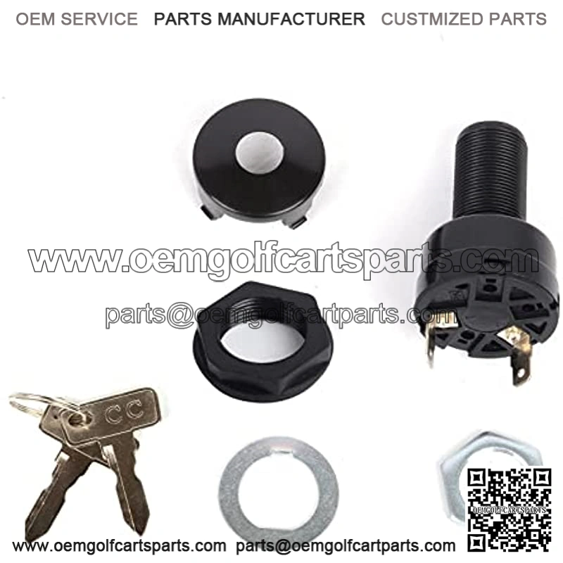 Golf Cart Key Switch Starter Ignition Used for Club Car Precedent Electric 2004+ 2-PIN OEM#102508601