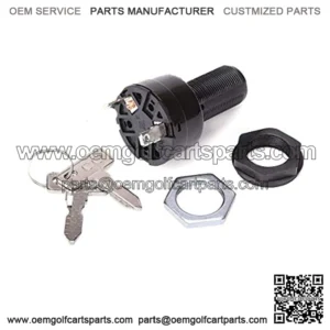 Golf Cart Starter Ignition Key Switch for Club Car Precedent Ignition Switch Electric 2004+ 2 Terminal 1025086-01 102508601