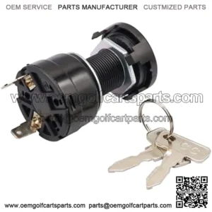 Golf Cart Starter Switch Ignition Key Switch for Club Car Precedent Electric 2004-Up and 2018-UP Tempo 102508601 1025086-01