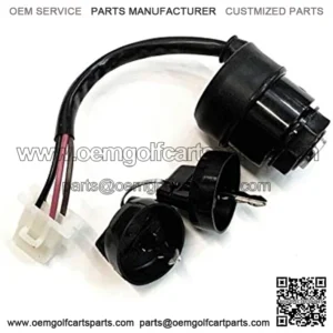 Ignition Key Switch Assembly with Keys for Yamaha G14 Golf Carts - JN3-82510-00-00