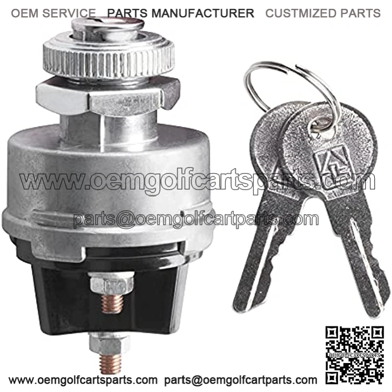 4-Position 12v Universal Ignition Key Switch fit Truck and Tractor Ignition,Custom car and Boat Restoration forklifts and Bobcats General Agriculture and Outdoor Equipment