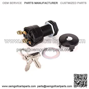 Starter Ignition Switch Key Switch for Club Car DS 1996-up 36V or 48V Electric Golf Cart, OEM# 101826201