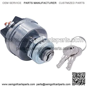 12V Universal Ignition Switch With Key ACC/OFF/RUN / (START) 4 Positions for car,truck etc.I-051