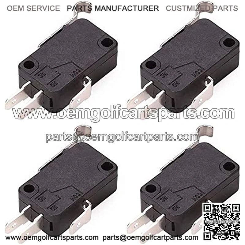 4 Pack Micro Switch 2 & 3 Prong Fit Club Car DS & Precedent Car Golf OEM 1014807 1014808
