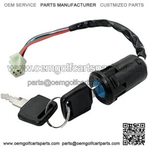 Ignition Switch with Key 4 Wire for TaoTao Buyang Coolsport Kazuma Sunl Coolster 50cc 70cc 90cc 110cc 125cc 150cc 200cc 250cc Quad Super Pocket Dirt Bike ATV & Scooters