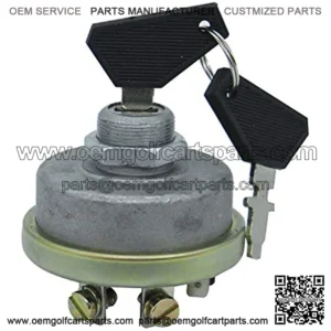 Ignition Switch TX10953 791618 5118433 with 2 Keys Compatible with Long Tractor 300DTC 445DT 550DT 560DT 2360 2460 2610 Compatible with White Oliver 1265 1270 1355 1365 1370 1470 2-50 2-60