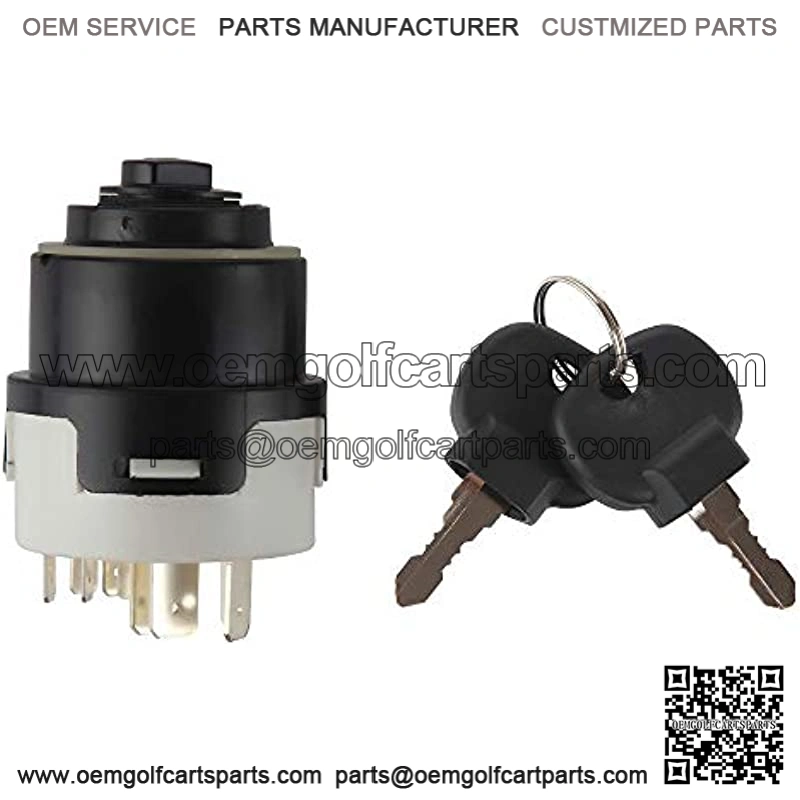 701-45500 85804674 50988 JCB Ignition Switch 4 Position 7 Terminal 2 Keys for Excavator Parts and New Holland NH Case JCB200 JCB220 JCB 3cx 4cx 1532371C2 50988 20500101 85804674