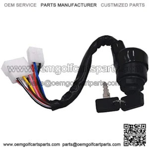Golf Cart Ignition Key Switch Fit for Yamaha Gas G1 1978-1989 J17-82508-20-00 J10-82508-20