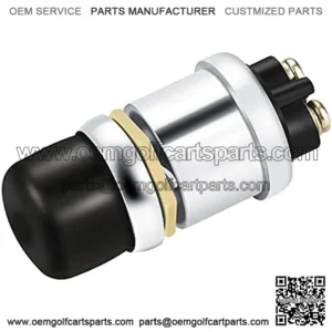 Push Button Starter Switch 12V / 24V Waterproof Push Start Button 50A Heavy Duty Momentary Weatherproof for Horn Engine Car Truck Tractor Boat