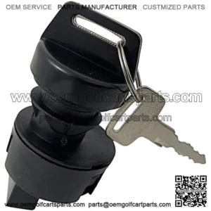 Flip Manufacturing Ignition Switch and Key Fits New Holland Boomer T TC Tractors 86405634