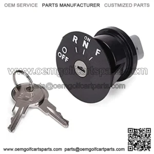 Starter Ignition Key Switch for EZGO RXV 2008-up Electric Golf Cart, OEM# 605637, 609682, 611283