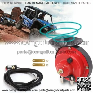Golf Cart Horn Kit for 12 Volt EZGO, Club Car, Yamaha or UTV, ATV, Boat