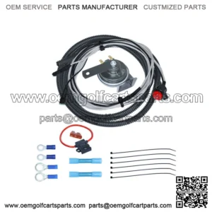 Universal 12v 12 Volt DC UTV Horn Kit For EZGO, Club Car, Yamaha Golf Cart