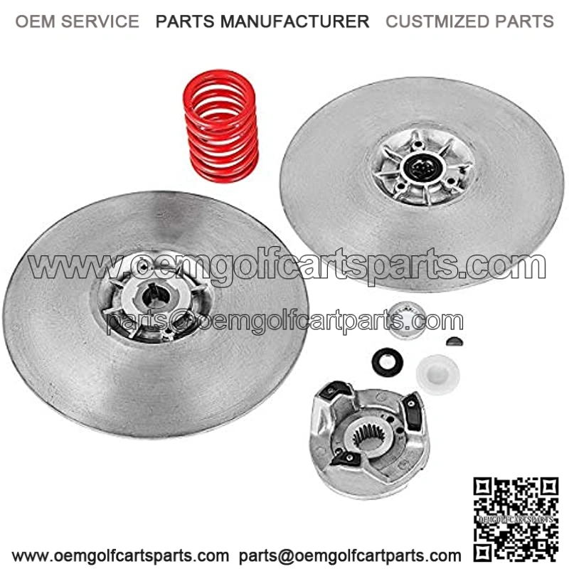 Secondary Driven Clutch Kit with Heavy Duty Spring for Yamaha Golf Cart G2 G8 G9 G11 G14 G16 G20 G21 G22 G28 1985-2007,AcPulse Go Kart Clutch Centrifugal Clutch 3/4 in. Bore 10T 10 Tooth for #40 41 420 Chain Up to 6.5 HP 200CC Fit GO Kart Minibike Lawnmower Replace Part,3/4" Bore Go Kart Clutch Centrifugal Clutch Pulley Drive Compatible with GoKart Mini Bike 1/2" AB Style Belt,Driven Clutch Kit with Aramid Drive Belt and Heavy Duty Spring for Yamaha Golf Cart G2 G8 G9 G11 G14 G16 G20 G21 G22 G28 1985-2007 (With Belt),Outdoor & Spares Heavy Duty Clutch Assembly with 1" Bore 14 Teeth 40/41/420 Chain Mini Bike Engine for Go-Karts (14 Tooth Sprocket)