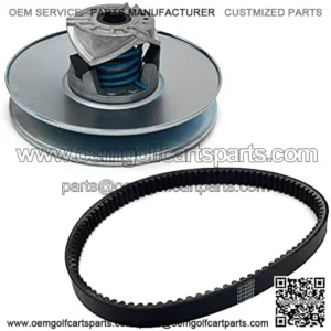 Golf Cart Driven Clutch w/ Drive Belt for Club Car DS 1997-Up & Precedent 2004-UP