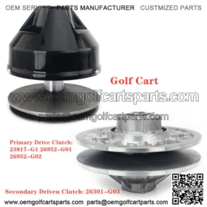 Primary Drive Clutch & Driven Clutch Kit for E-Z-GO 4 Cycle Gas Golf Cart 91-09