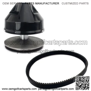 Golf Cart Primary Drive Clutch + Belt Set for EZGO E-Z-GO 2 cycle Gas 1989-1994