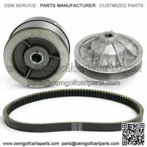 Drive Clutch + Driven Clutch + Drive Belt for EZGO 2 cycle 4 cycle Gas Golf Cart