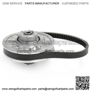 Rear Driven Clutch + Drive Belt Set for EZGO Golf Cart 4 cycle Gas TXT 1991-2022