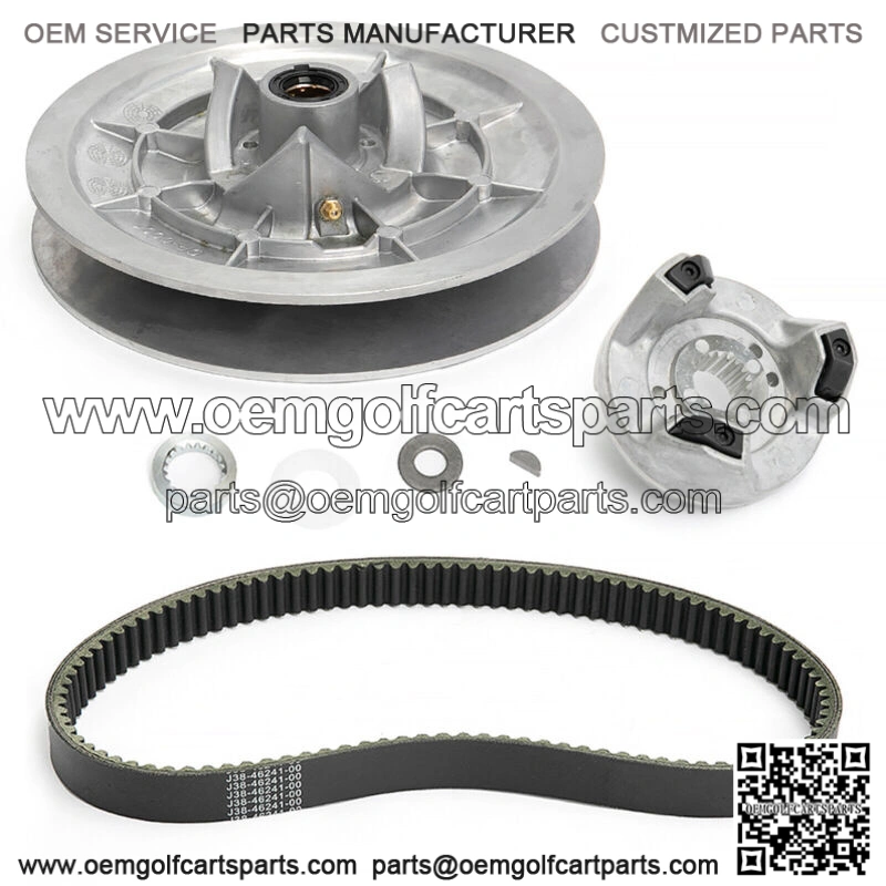 Secondary Driven Clutch + Belt Kit for Yamaha G2 G8 G9 G22 4 Cycle Gas Golf Cart