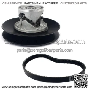 Driven Clutch + Belt for EZGO Golf Cart 2 Cycle Gas 1976-1988 14694-G1 23557-G1