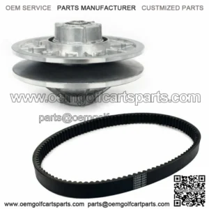 28 Degree Rear Driven Clutch + Belt Kit for EZGO 4 Cycle Gas Golf Cart 1991-2009