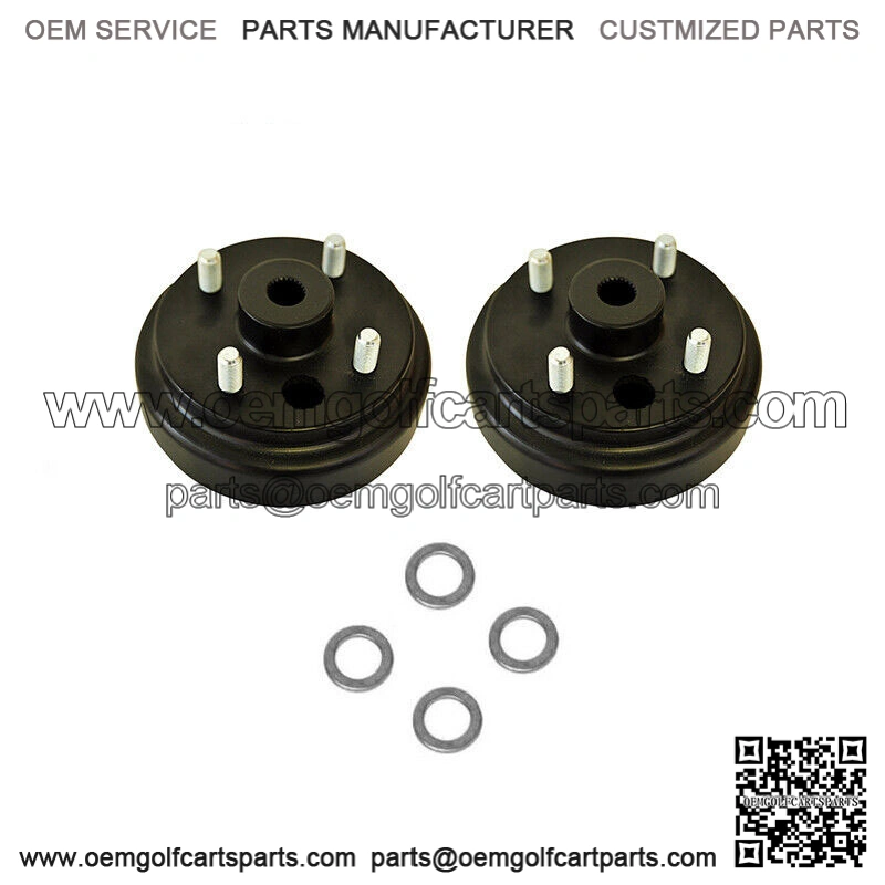 24 Teeth EZGO Rear Wheel Brake Hub Drum Golf Cart Electric 82+ Gas 2 Cycle 82-93
