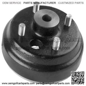 EZGO Golf Cart Brake Hub Drum Assembly 1982-Up Electric and 1982-1993 Gas