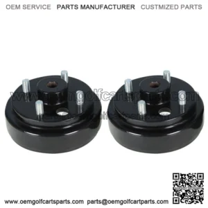 2X Rear Wheel Brake Hub Drum FOR EZGO Golf Cart Electric 82+ Gas 2 Cycle 82-93