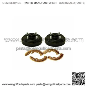 EZGO Rear Brake hub Drums Brake Shoe Kit Electric 1996+ TXT Golf Carts