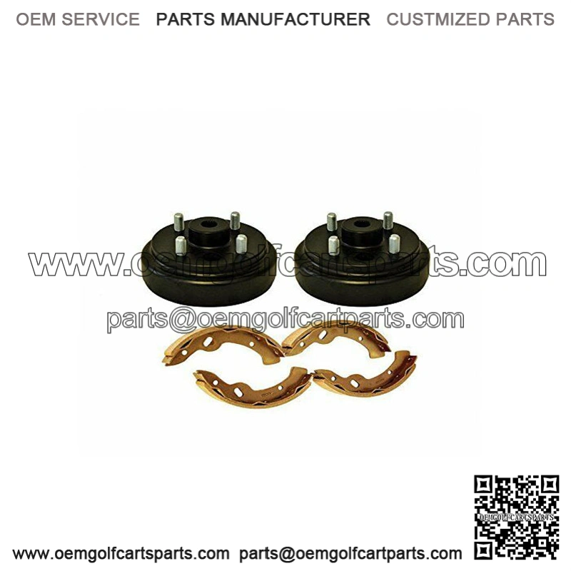 EZGO Rear Brake hub Drums Brake Shoe Kit Electric 1996+ TXT Golf Carts