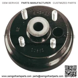 Brake Drum For Gas 4-Cycle EZGO TXT Golf Cart 1991 & Up