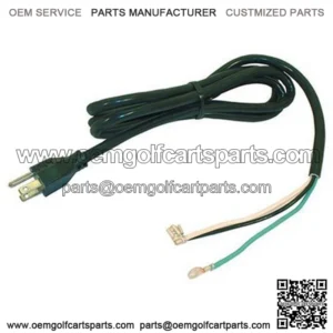 16500/ 14100 AC Cord w/ 3 prong plug for EZGO PowerWise/ PowerWise+ Chargers (1994+)