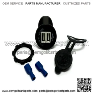 Dual USB Golf Cart Power Port