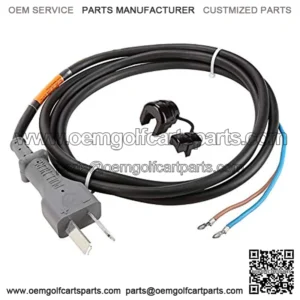 Golf Cart 36 Volt 2 Prong DC Charger Cord with Plug for EZGO, Club Car, Yamaha, OEM# 14835-G1 1016433-01 1013076