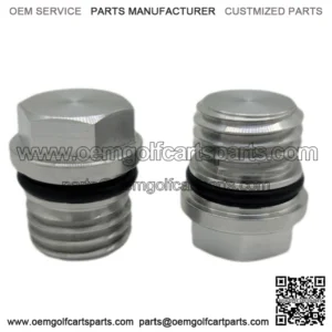 2 Piece EZGO RXV Golf Cart 2008-Up Engine Oil Drain Plug 603557