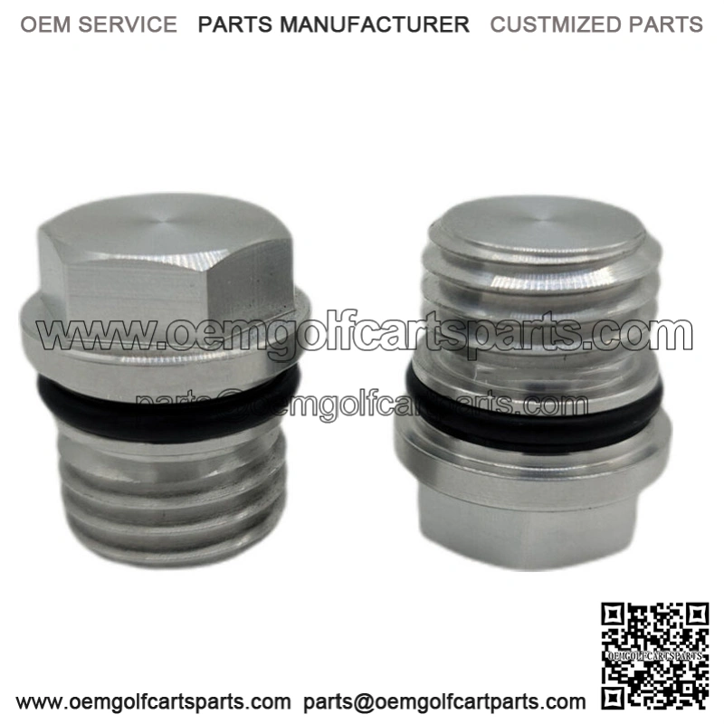 2 Piece EZGO RXV Golf Cart 2008-Up Engine Oil Drain Plug 603557