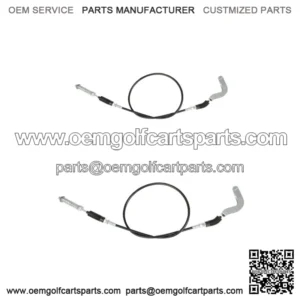 For EZGO TXT Gas Golf Cart 1991-2001 Forward Reverse Shift Cable 40" Set of 2