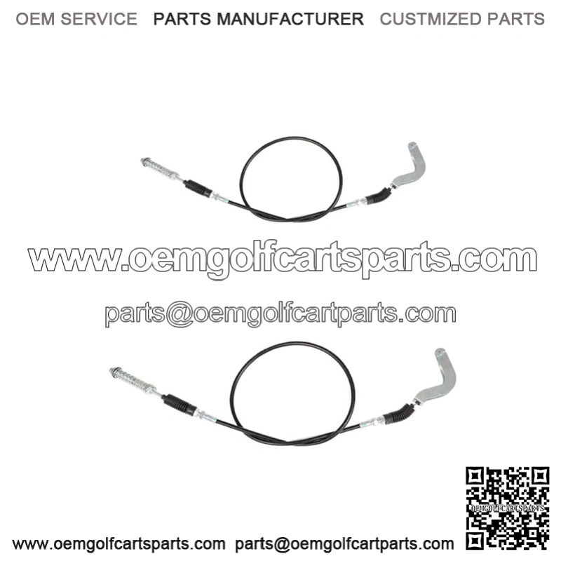 For EZGO TXT Gas Golf Cart 1991-2001 Forward Reverse Shift Cable 40" Set of 2