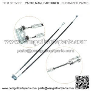 For EZGO Golf Cart Brake Cable Set W/ Pins & Clips TXT-Medalist 1994+ 70969-G03