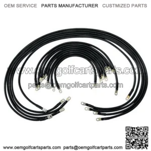 Club Car IQ Heavy Duty Battery Cables - Complete Set 4-gauge