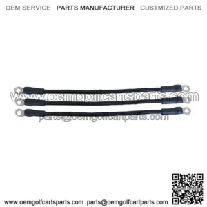 Club Car DS Battery Cables - Includes (3) x 14" 4-gauge Cable Set (For DS w/ 12V Batteries)