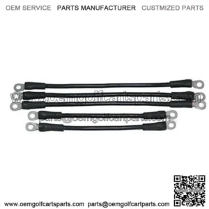 Yamaha G14/ G16 Battery Cables - 6-Gauge - Includes (3) x 12" (2) x 9" Cables (For 36V 1994+)