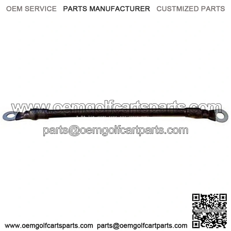 Golf Cart Battery Cable, 9" 4 gauge black